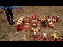 알루미늄 케이블 나일론 휠 하늘 쪽 코너 스트링 롤리 블록 5kn 등급 부하