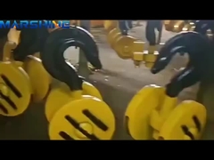 이중 측면 갈고리 스트링 블록 반 정적 휴대용 강철 리프팅 전기 리프트 펄리 블록