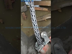 남성 2 핀 임시 관절 커넥터 알루미늄 터미널을 가진 와이어 메시 양말